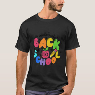T-shirt Bienvenue À L'École Premier Jour De L'École Enseig