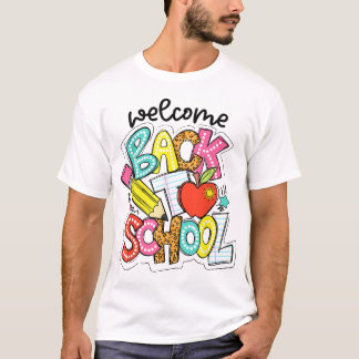 T-shirt Bienvenue À L'École Professeur Appréciation Garçon