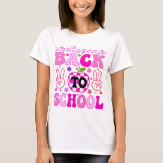 T-shirt Bienvenue À L'École, Retour À L'École
