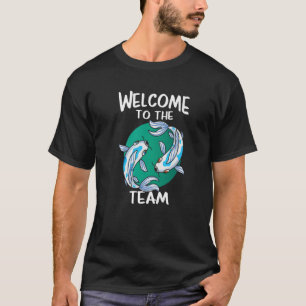 T-shirt Bienvenue à l'équipe Koi Fish Yin et Yang
