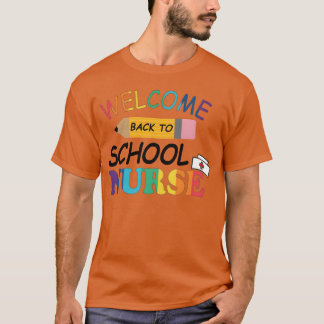 T-shirt Bienvenue à l'infirmière scolaire Cool