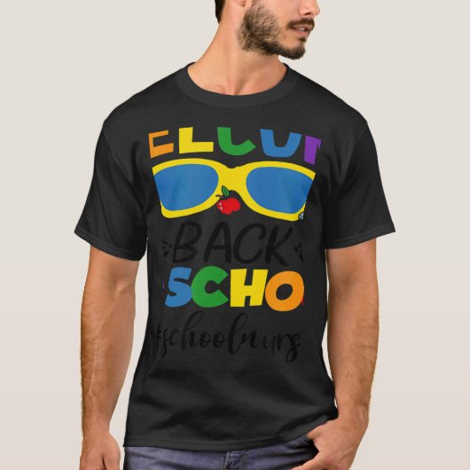 T-shirt Bienvenue à l'infirmière scolaire pour la rentrée  (Devant)
