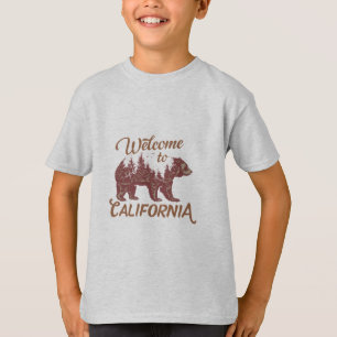 T-shirt Bienvenue à l'ours de Californie