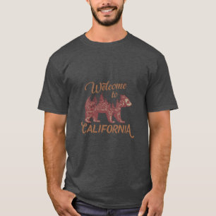 T-shirt Bienvenue à l'ours de Californie