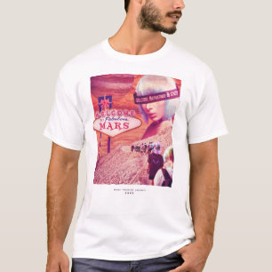 T-shirt bienvenue à mars drôle alien