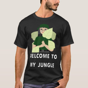 T-shirt Bienvenue à My Jungle Houseplant Humour Plante fem