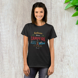 T-shirt Bienvenue à notre feu de camp