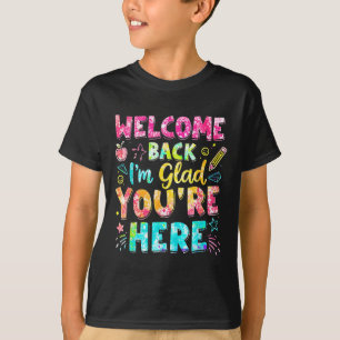 T-shirt Bienvenue à nouveau Je suis ravi que vous soyez ic