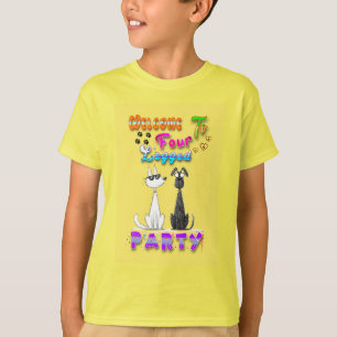 T-shirt Bienvenue À Quatre Legs Party