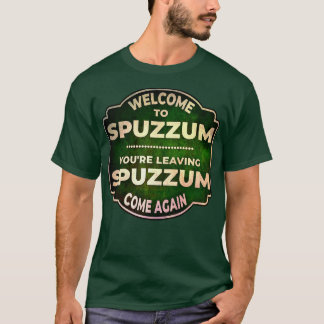 T-shirt Bienvenue à SPUZZUM BC