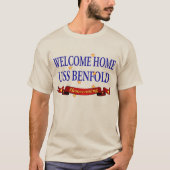 T-shirt Bienvenue Accueil USS Benfold (Devant)