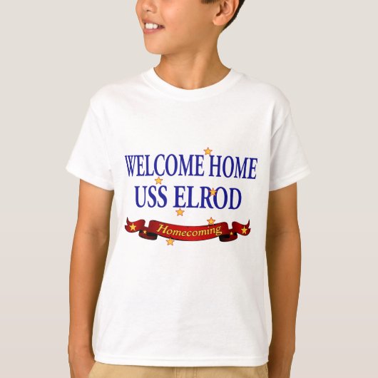 T-shirt Bienvenue Accueil USS Elrod (Devant)