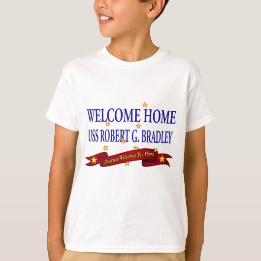 T-shirt Bienvenue Accueil USS Robert G. Bradley (Devant)