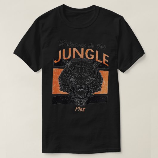 T-shirt Bienvenue au Bengale de la Jungle (Design devant)