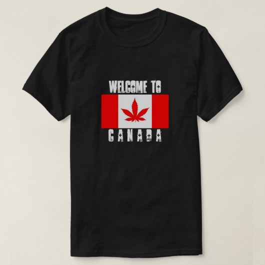 T-SHIRT BIENVENUE AU CANADA (Design devant)