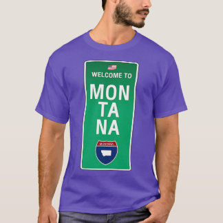 T-shirt Bienvenue au Montana