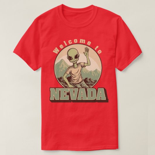 T-shirt Bienvenue au Nevada 1 (Design devant)