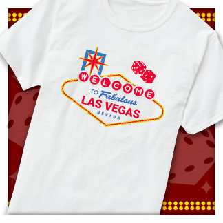 T-shirt Bienvenue au panneau de signalisation de Las Vegas