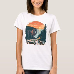 T-shirt Bienvenue au parc national canadien Fundy