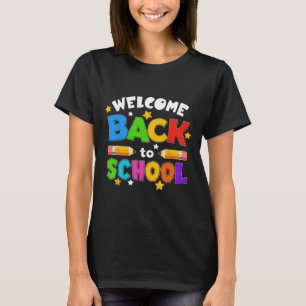 T-shirt Bienvenue au retour à l'école Professeur drôle d'é