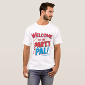 T-shirt Bienvenue aux noël du Party Pal (Devant entier)