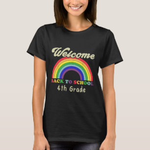 T-shirt Bienvenue Ck à l'école Professeur de 4e année Élèv