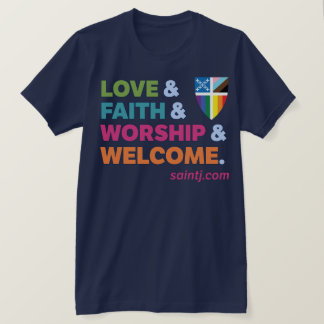 T-shirt Bienvenue Couleur Adulte Fierté + Bouclier de Fier