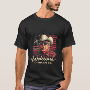 T-shirt Bienvenue dans l'Amérique du Golfe drôle Trump