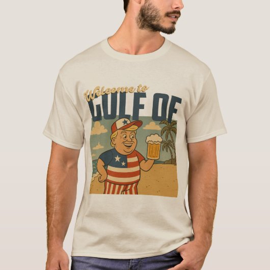 T-shirt bienvenue dans le golfe d'amérique (Devant)