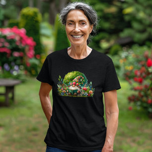 T-shirt "Bienvenue dans Mon Jardin de Lecture" Gnome