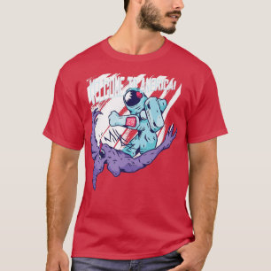 T-shirt Bienvenue En Amérique Astronaute Astral Design Cos