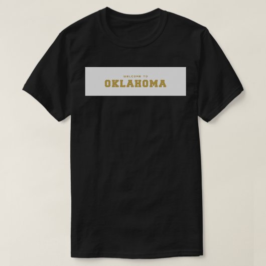 T-shirt Bienvenue en Oklahoma (Design devant)