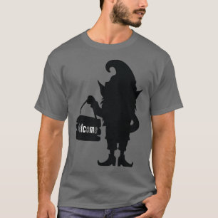 T-shirt Bienvenue Jardin Gnome Jardinage Fée Jardin Gnomes