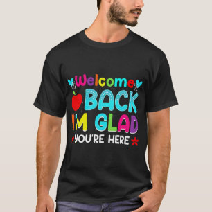 T-shirt Bienvenue. Je suis content que tu sois là