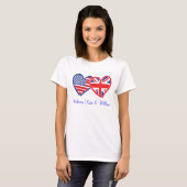 T-shirt Bienvenue Kate & William/ Mariage royal (Devant entier)