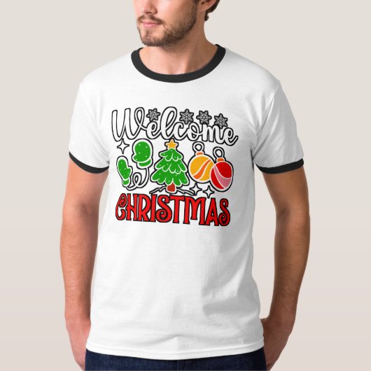 T-shirt Bienvenue Noël (Devant)