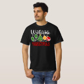 T-shirt Bienvenue Noël (Devant entier)
