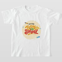 Bienvenue Retour à l'école chemise colorée 3D tein