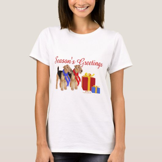 T-shirt Bienvenue Terrier Saisons de Vœux (Devant)