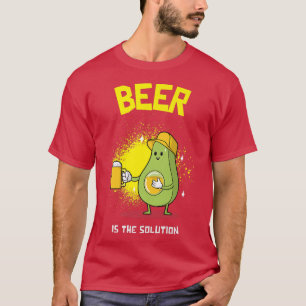 T-shirt Bièr Amoureux de la bière La bière est la solution