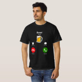 T-shirt bière (Devant entier)