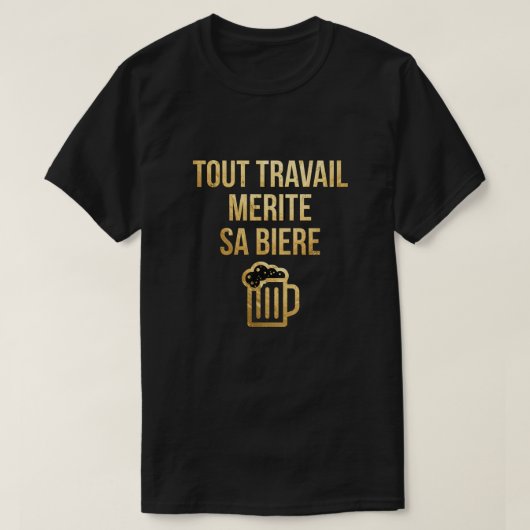 T-shirt Bière (Design devant)