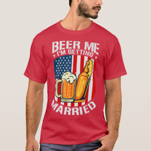 T-shirt Biére à moi je me marie Mariée Marié Enterrement d