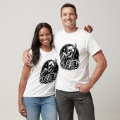 T-shirt bière à squelette (Unisexe)