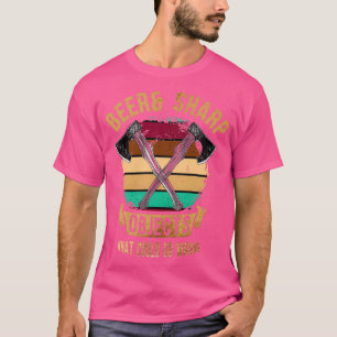 T-shirt Bière amp Objets Sharp Ce qui pourrait mal tourner