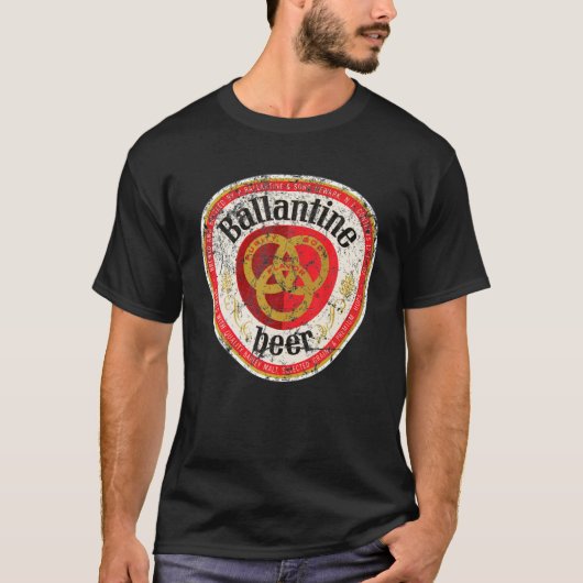 T-shirt Bière ballantine (Devant)