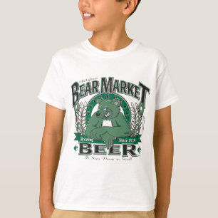 T-shirt Bière Bear Market - Wall Street Brewing Company