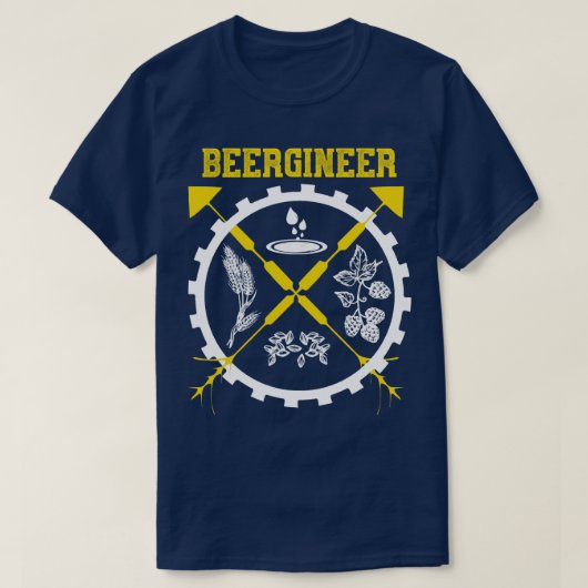 T-shirt Bière Beergineer (Design devant)