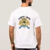 T-shirt Bière blonde allemande folle (Dos)