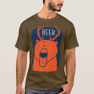 T-shirt Bière Boire amusant Ours Premium 371